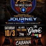 Paulino & The Great Escape Bring the Timeless Sounds of Journey to The Grove at The Lawn on D